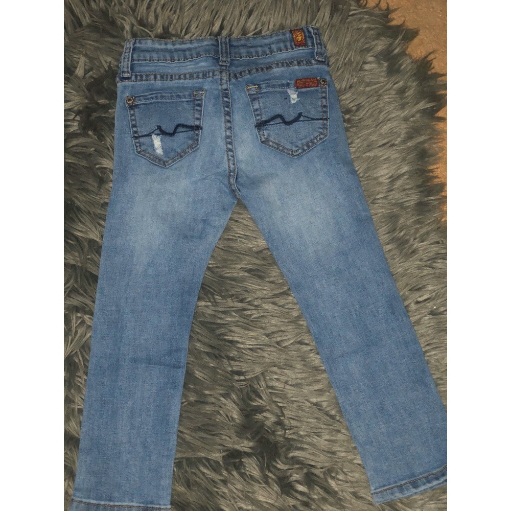 Toddler 7 for all mankind distressed jeans